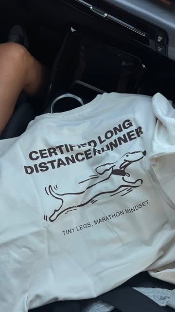 T-shirt "Certified long distance runner"
